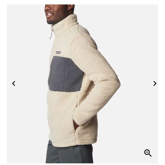 Men's Columbia Mountainside Heavyweight Fleece Zip-Front Jacket - Picture 4 of 7